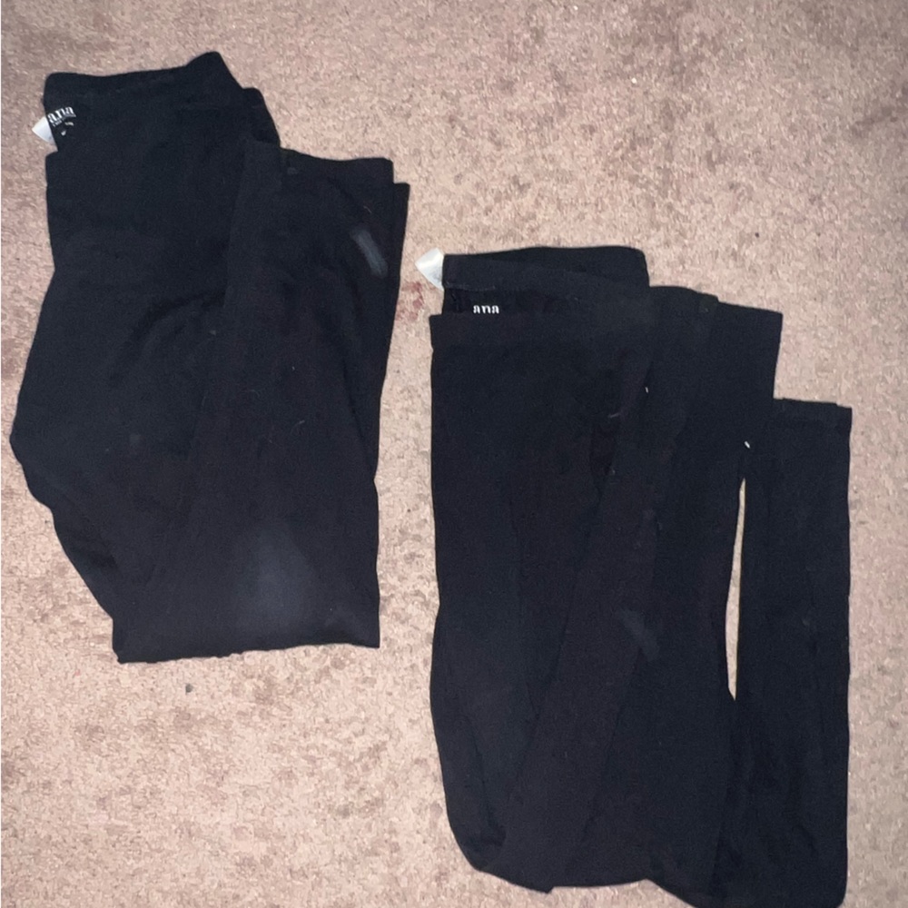 2 Large Ana black leggings
